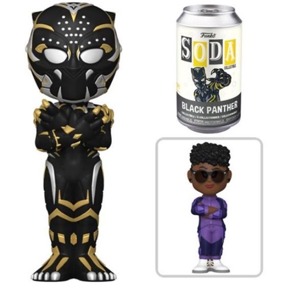 Black Panther (Black Panther Wakanda Forever) Funko Vinyl Soda - Picture 1 of 1